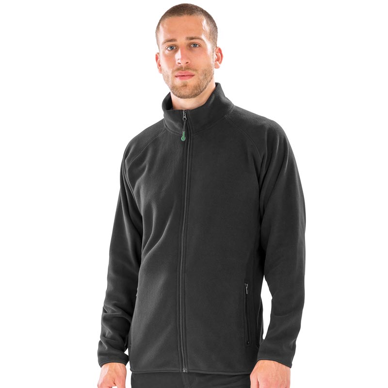 Recycled fleece polarthermic jacket - Black XS